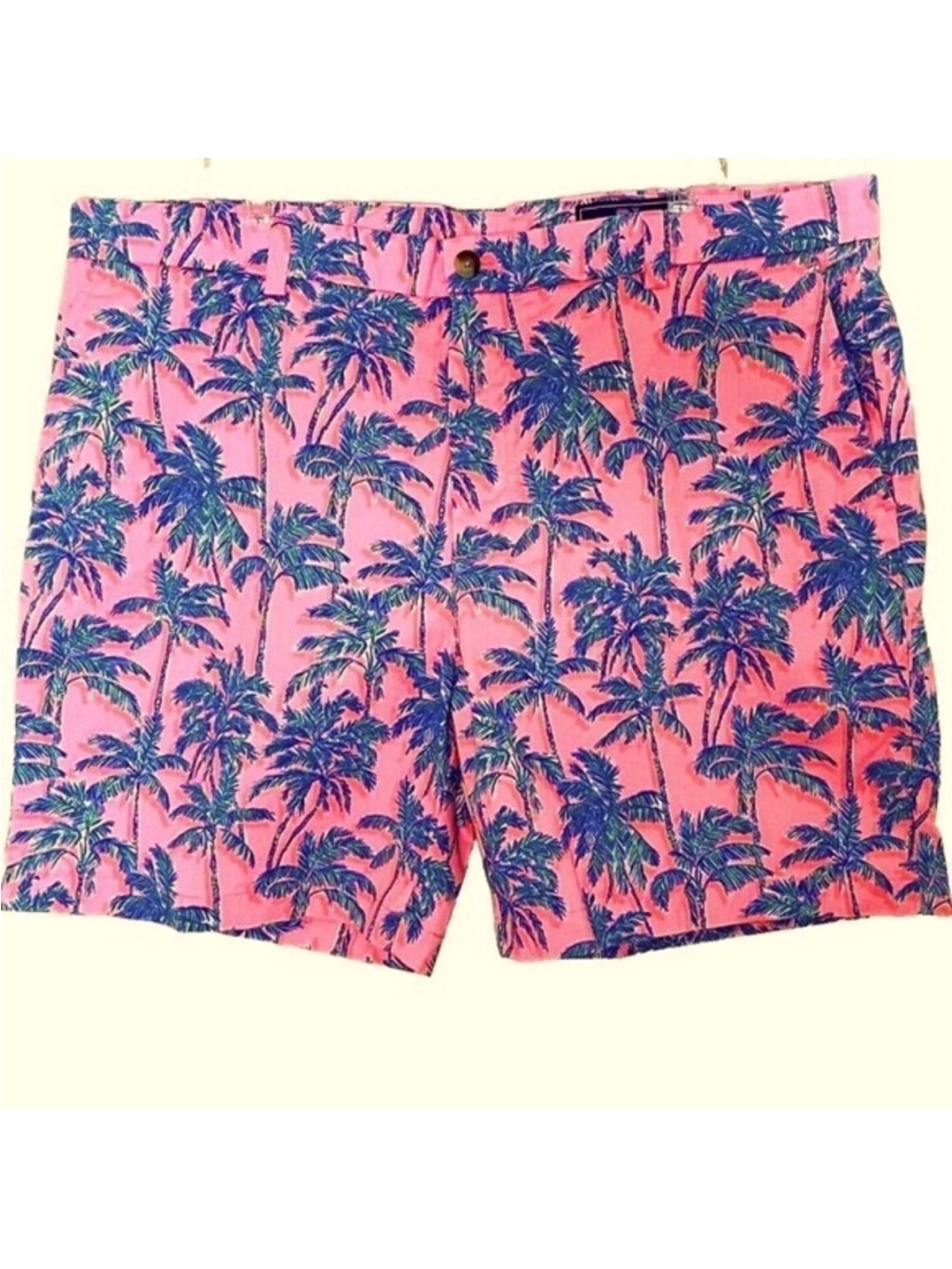 Vineyard Vines Tropical Palm Print Breaker Shorts Men's 42 Vacation Cruise Beach